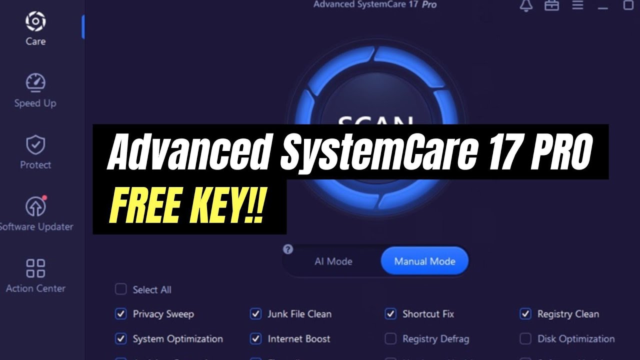 Advanced SystemCare 17 Key - Free 2025